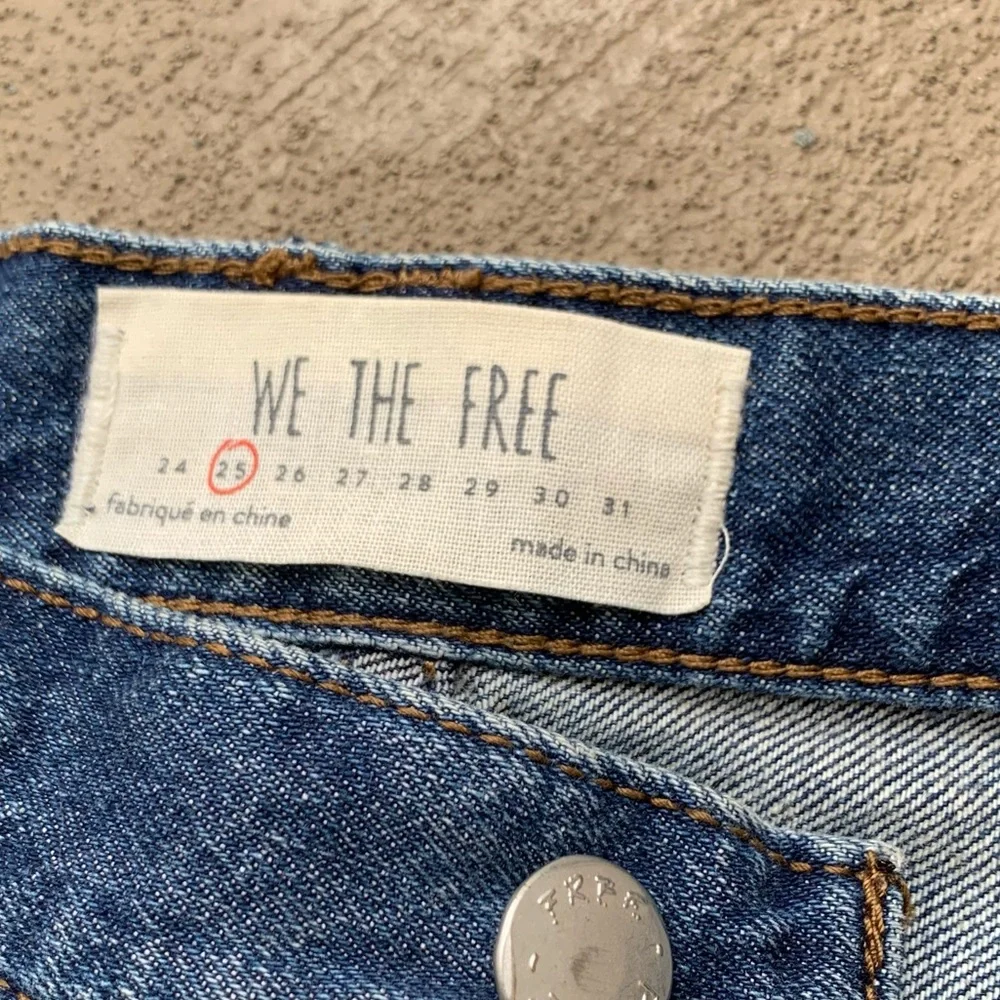 Free People |  Cut Off Denim Jean Frayed Shorts
